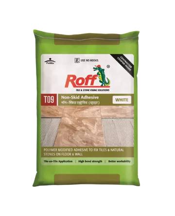 Roff T09 NSA Tile Adhesive, White, 20 Kg Bag