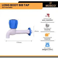 Long Body Bib Tap