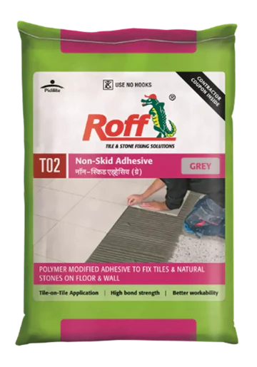 Roff T02 NSA Tile Adhesive, Grey, 30 Kg Bag