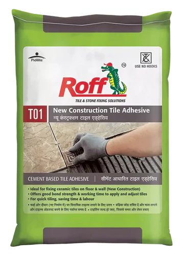 Roff T01 NCA Tile Adhesive, Grey, 30 Kg Bag