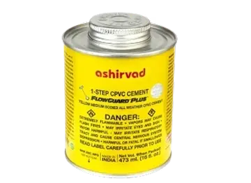 40% OFF Ashirvad Flowguard Plus 1 Step CPVC Yellow Medium Solvent Cement